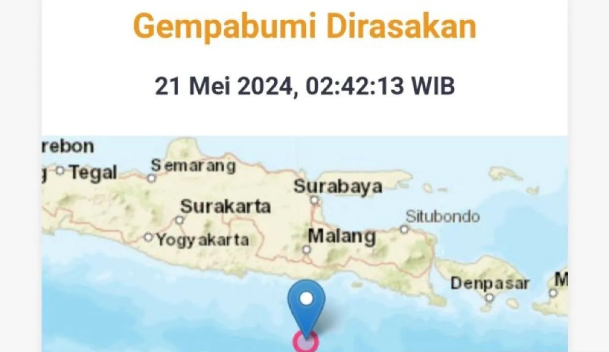 Gempa Bumi Guncang Malang Hari Ini