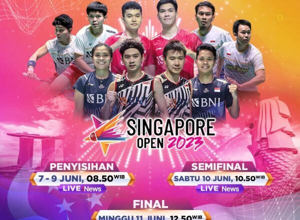 Jadwal Singapore Open 2024: 8 Wakil Indonesia Berjuang ke Perempat Final